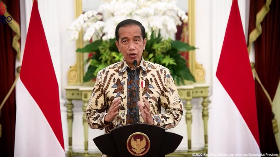 Presiden Joko Widodo (Jokowi) Memberikan Keterangan Pers  terkait Kebijakan PPLN dan Panduan Protokol Kesehatan Ramadan dan Idulfitri. (Tangkapan Layar Youtube Sekretariat Presiden)