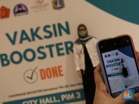 Jadi Syarat Mudik Lebaran, Intip Ramainya Vaksinasi Booster