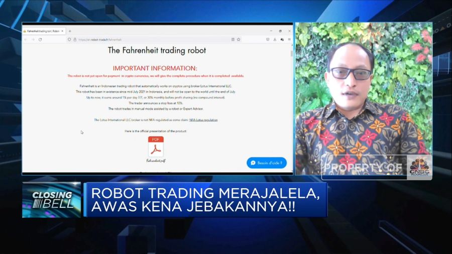 Awas Kena Jebakan Robot Trading! Perhatikan 2 Hal Ini (CNBC Indonesia TV)
