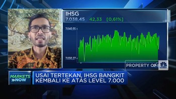 Efek Sentimen Mudik Lebaran, IHSG Bangkit ke Atas Level 7.000