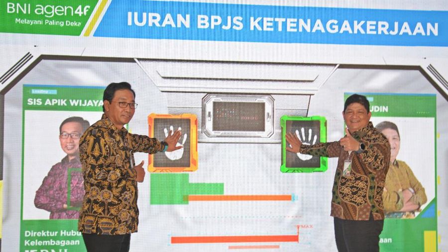 Dalam meningkatkan cakupan layanan, BPJAMSOSTEK menggandeng BNI.