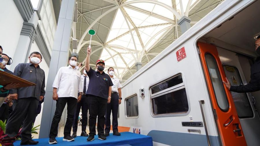 Menteri BUMN Erick Thohir di Peresmian Stasiun Garut Cibatu (Dok.Kementerian BUMN)