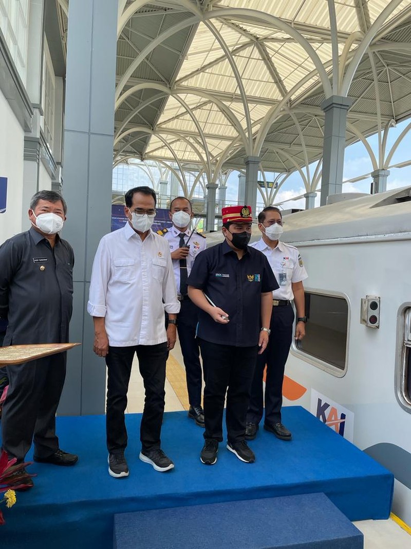 Menteri BUMN Erick Thohir di Peresmian Stasiun Garut Cibatu (Dok.Kementerian BUMN) Menteri BUMN Erick Thohir di Peresmian Stasiun Garut Cibatu (Dok.Kementerian BUMN)