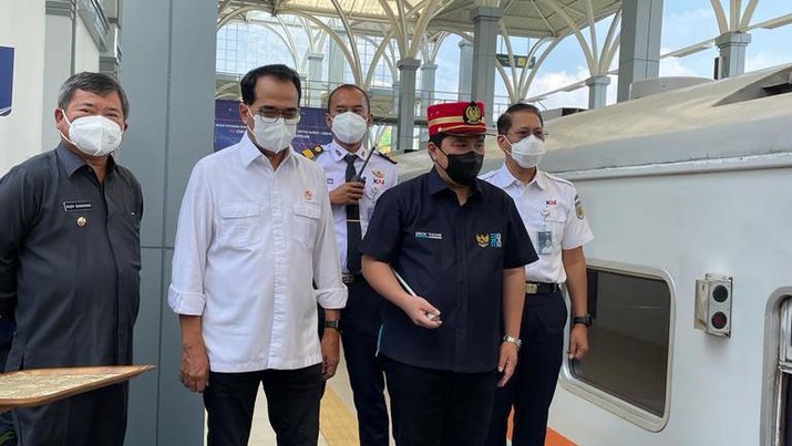 Menteri BUMN Erick Thohir di Peresmian Stasiun Garut Cibatu (Dok.Kementerian BUMN)