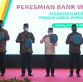 Wapres Resmikan Bank Wakaf Mikro Pondok Karya Pembangunan