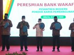 Wapres Resmikan Bank Wakaf Mikro Pondok Karya Pembangunan