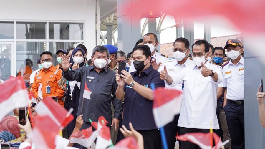 Menteri BUMN Erick Thohir di Peresmian Stasiun Garut Cibatu (Dok.Kementerian BUMN)