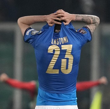 Lesu, Wajah Pemain Italia saat Gagal Lolos Piala Dunia 2022