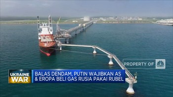 Putin Wajibkan AS & Eropa Beli Gas Rusia Pakai Rubel