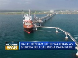 Putin Wajibkan AS & Eropa Beli Gas Rusia Pakai Rubel