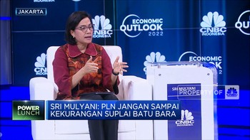 Sri Mulyani: PLN Jangan Sampai Krisis Suplai Batu Bara