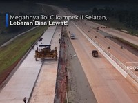 Megahnya Tol Cikampek II Selatan, Lebaran Bisa Lewat Sini Nih