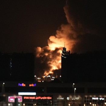 Membara! Simak Potret Terkini Kilang Aramco Diserang Roket