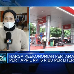 Harga Keekonomian Pertamax Per 1 April Rp 16 Ribu Per Liter