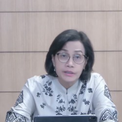 Sri Mulyani Sampaikan Kabar Baik Soal Kasus Covid-19