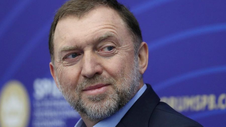 FILE PHOTO: Russian tycoon Oleg Deripaska attends a session of the St. Petersburg International Economic Forum (SPIEF) in Saint Petersburg, Russia, June 3, 2021. REUTERS/Evgenia Novozhenina/File Photo