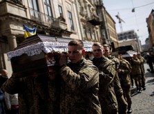 Rusia Hantam Kota Lviv Ukraina, 7 Orang Dilaporkan Tewas