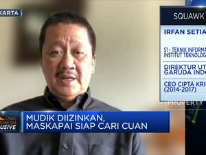 Mudik Diizinkan, Garuda Optimistis Penumpang Pesawat Naik 35%