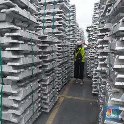 Produksi Aluminium Ditarget Naik Jadi 1 Juta Ton hingga 2029