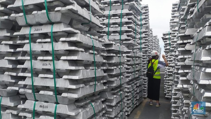 Pabrik Aluminium PT Inalum. (CNBC Indonesia/ Pratama Guitarra)