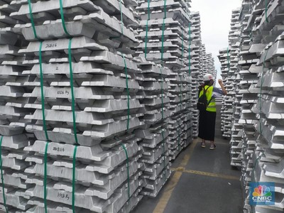 Pabrik Aluminium PT Inalum. (CNBC Indonesia/ Pratama Guitarra)