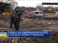 Sebulan Digempur Rusia, Ukraina Timur Hancur