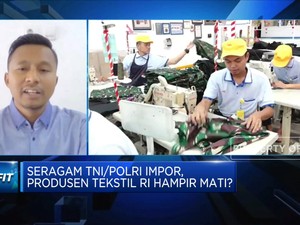 Seragam TNI/Polri Impor, Produsen Tekstil Lokal Kalah Saing?
