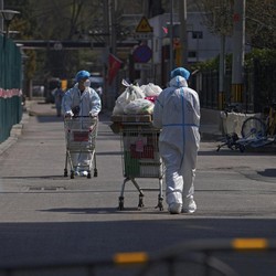 Potret Terbaru China Lockdown Shanghai, Jalan-jalan Sepi
