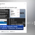 Heboh! Uang Nasabah BCA Raib Kena Skimming