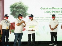 Mandiri Group & PPATK Tanam 1.000 Pohon di Kawasan Katulampa