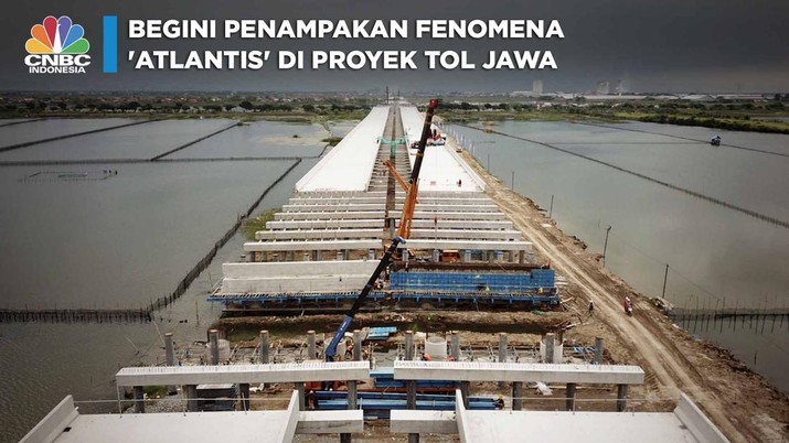 Begini Penampakan Fenomena 'Atlantis' di Proyek Tol Jawa