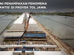 Begini Penampakan Fenomena 'Atlantis' di Proyek Tol Jawa