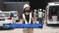 Mengintip Terowongan Terpanjang Kereta Cepat Jakarta-Bandung