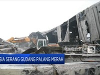 Rusia Serang Gudang Palang Merah Ukraina