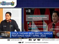 Sah! Erick Tegaskan Harga Pertamax Naik 1 April