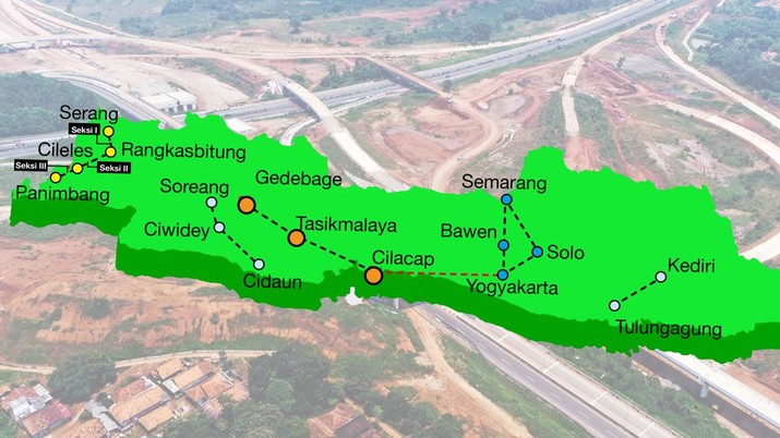 Selatan Jawa Mulai 'Dibelah' , Ini Proyek Tol Selatan jawa yang akan di kerjakan