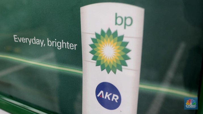 SPBU bp-AKR (CNBC Indonesia/ Muhammad Sabki)