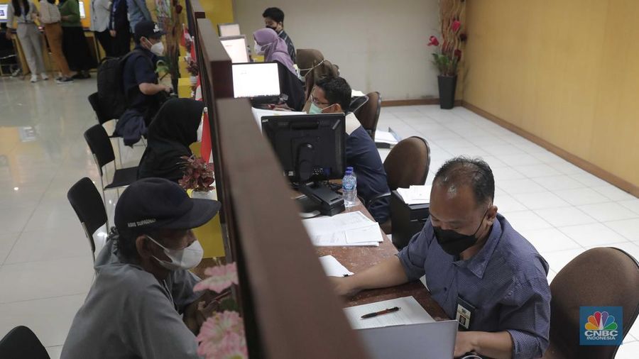 Suasana pelaporan SPT Tahunan Pajak