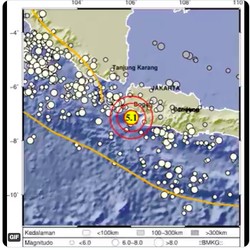 Banten Kembali Diguncang Gempa Susulan M 5,1