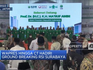 Wapres Hingga CT Hadiri Ground Breaking RSI Surabaya