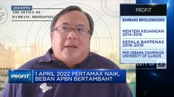 Harga Pertamax Naik Bebani APBN?Ini Kata Bambang Brodjonegoro