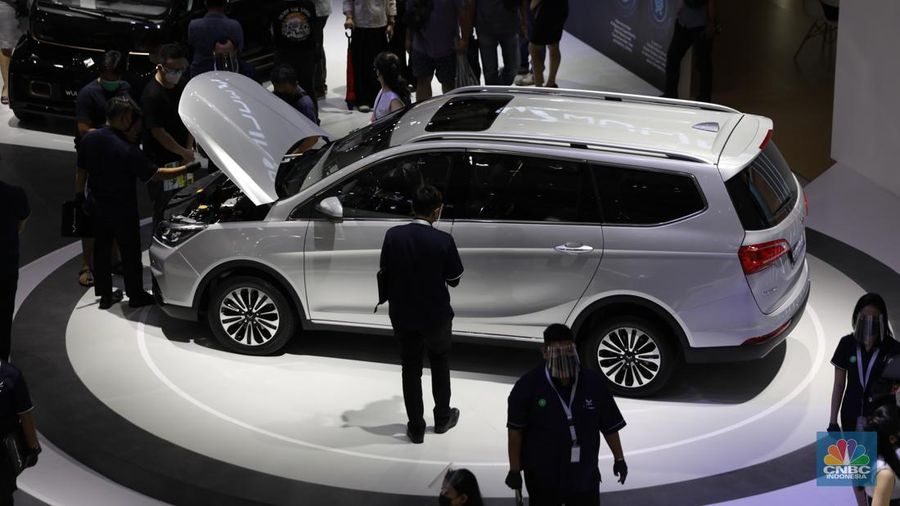 IIMS 2022 di JIExpo, Kemayoran, Jumat (1/4/2022) (CNBC Indonesia/ Tri Susilo)