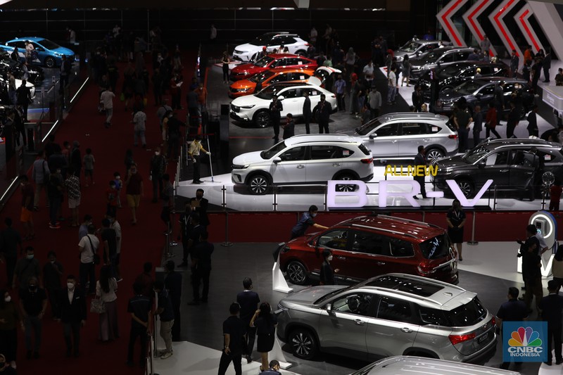 IIMS 2022 di JIExpo, Kemayoran, Jumat (1/4/2022) (CNBC Indonesia/ Tri Susilo)