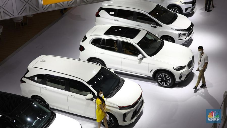 IIMS 2022 di JIExpo, Kemayoran, Jumat (1/4/2022) (CNBC Indonesia/ Tri Susilo)