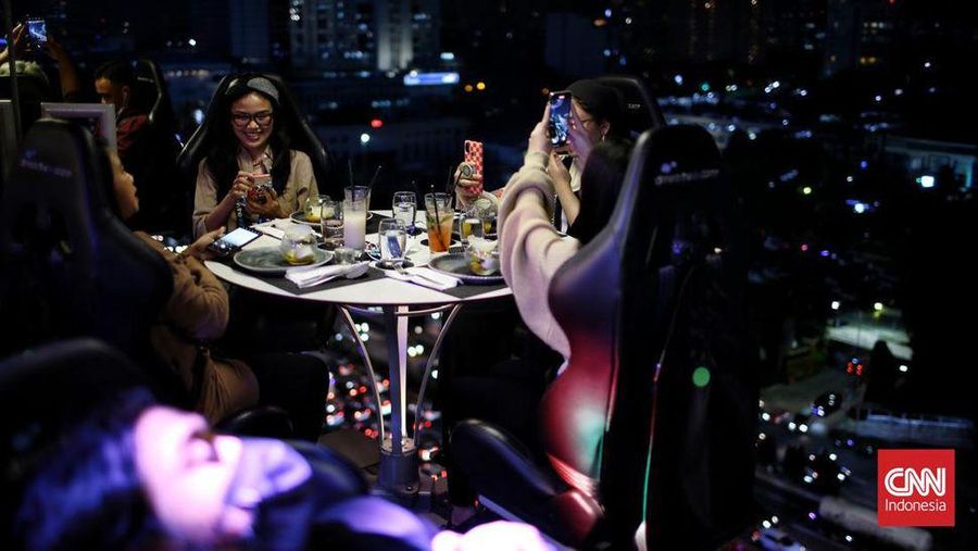 Lounge in The Sky (CNN Indonesia/Andry Novelino)