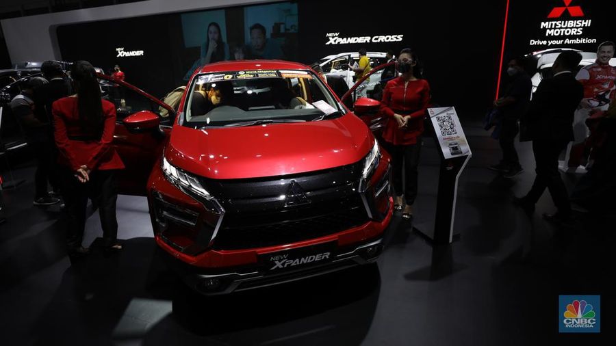 Mitsubishi Xpander di IIMS 2022 (CNBC Indonesia/ Tri Susilo)