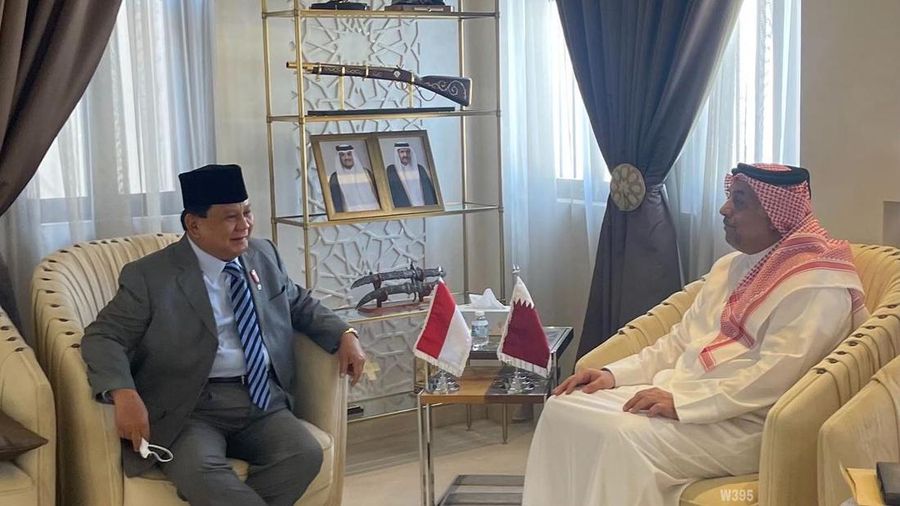 Pertemuan Prabowo & Khalid di Doha