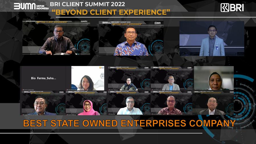 BRI mengapresiasi nasabah lewat BRI Client Award 2022.