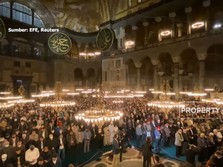 Damai, Salat Tarawih di Hagia Sophia, Pertama Sejak 88 Tahun
