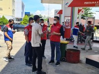 Jamin Distribusi Energi Aman, Pertamina Tinjau SPBU di Kalsel
